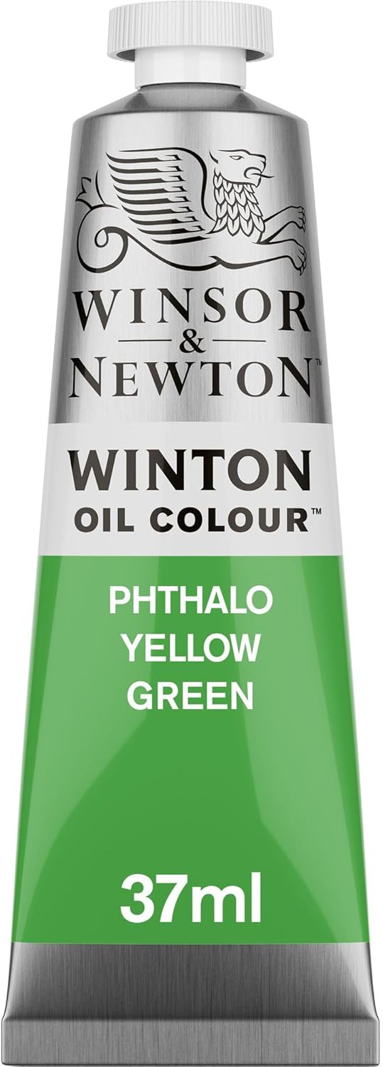Winsor & Newton Winton Oil Color, 37ml (1.25-oz) Tube, Phthalo Yellow Green