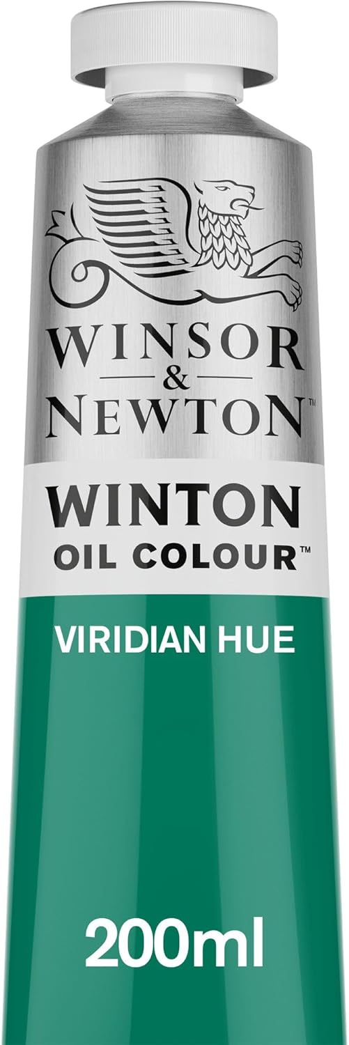 Winsor & Newton Winton Oil Color, 200ml (6.75-oz) Tube, Viridian Hue