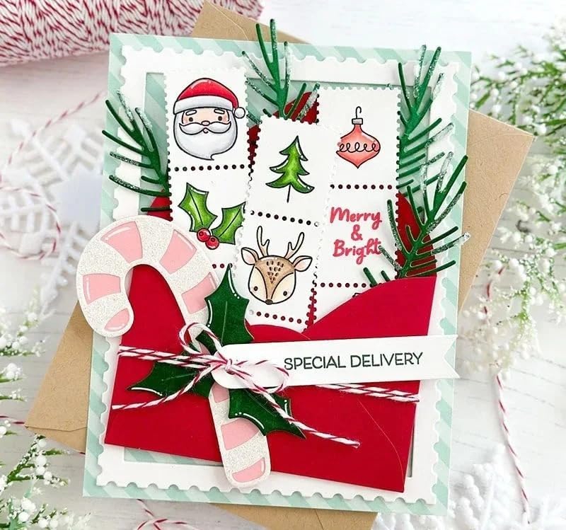 Lapoo Flowers Metal Cutting Die for Scrapbooking - Durable, Cut Stencils for DIY Scrapbook Photo Album Decorative Paper Card, Card Making Supplies, Embossing (9-Box Grid 5.5 x 4.3 in)