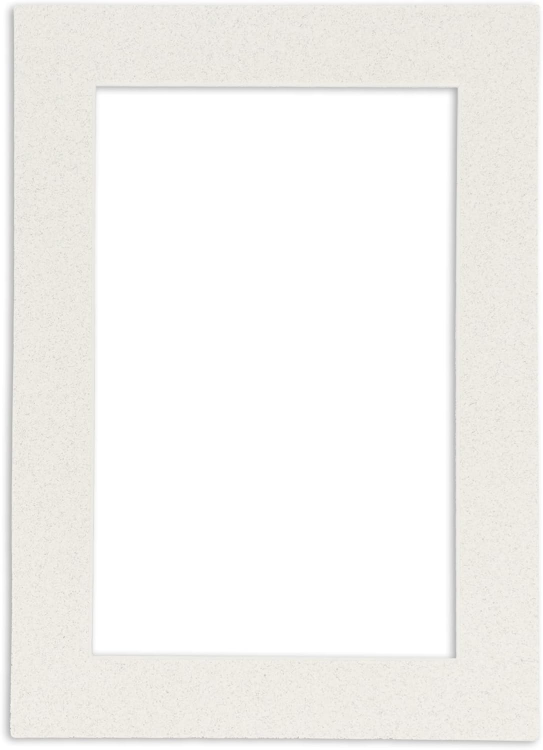 Pack of 25 Acid Free 11x14 Mats Bevel Cut for 8.5x11 Photos - Oyster Shell White Precut Matboards With Backing Boards and Clear Photo Mat Bags For Pictures, Photos, Framing - 4-ply Thickness