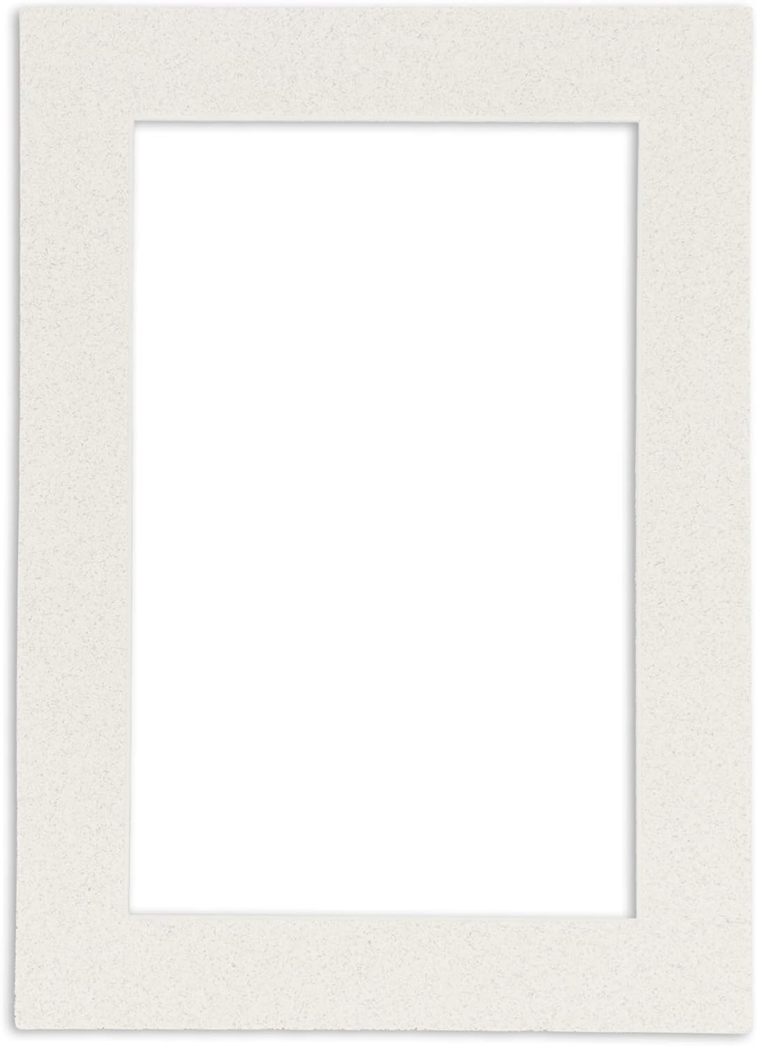Pack of 25 Acid Free 11x14 Mats Bevel Cut for 8.5x11 Photos - Oyster Shell White Precut Matboards For Pictures, Photos, Framing - 4-ply Thickness