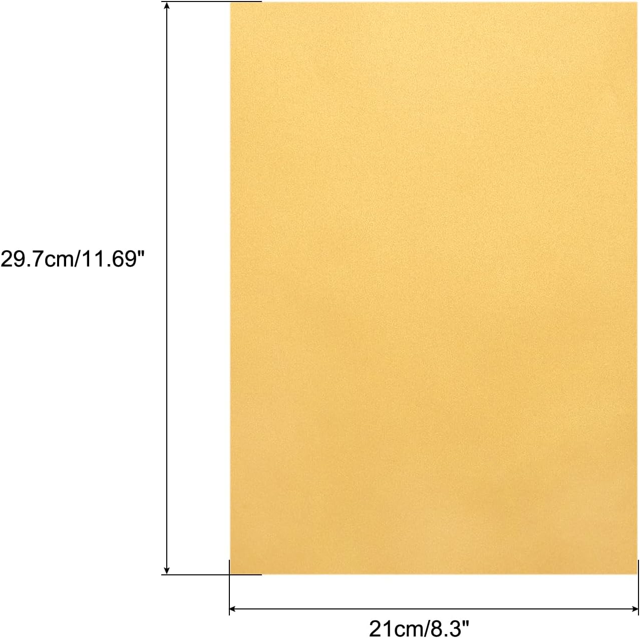 MECCANIXITY Colored Vellum Paper, 40 Sheet Gold Transparency 11.7 x 8.2 Printable Vellum Paper, Translucent Vellum Sheets for Printing Wedding Invitations, Ink Jet Laser Printer