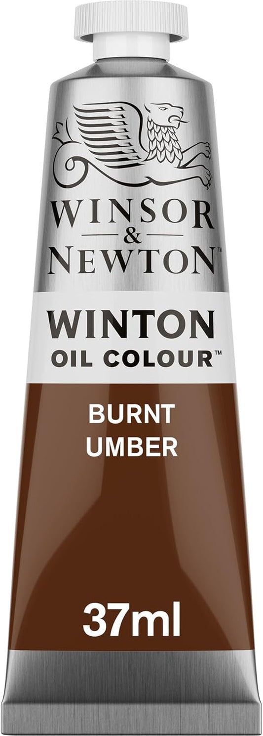 Winsor & Newton Winton Oil Color, 37ml (1.25-oz) Tube, Burnt Umber