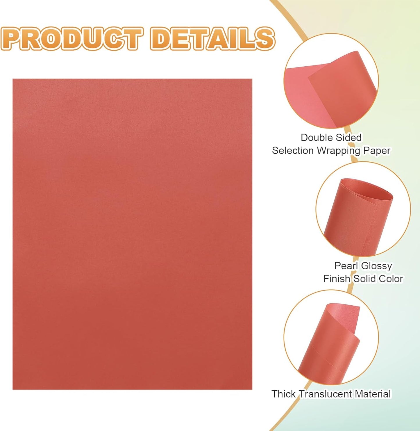 MECCANIXITY 60 Sheet Colored Vellum Paper 8.5" x 11", 100gsm Translucent Printable Vellum Sheets for Printing Wedding Invitations Inkjet Laser Printer, Deep Red