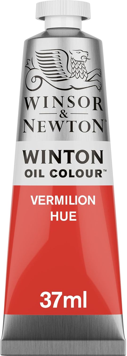 Winsor & Newton Winton Oil Color, 37ml (1.25-oz) Tube, Vermilion Hue