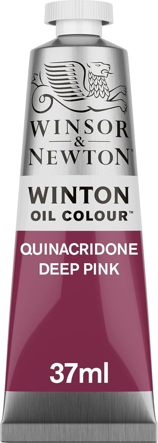 Winsor & Newton Winton Oil Color, 37ml (1.25-oz) Tube, Quinacridone Deep Pink