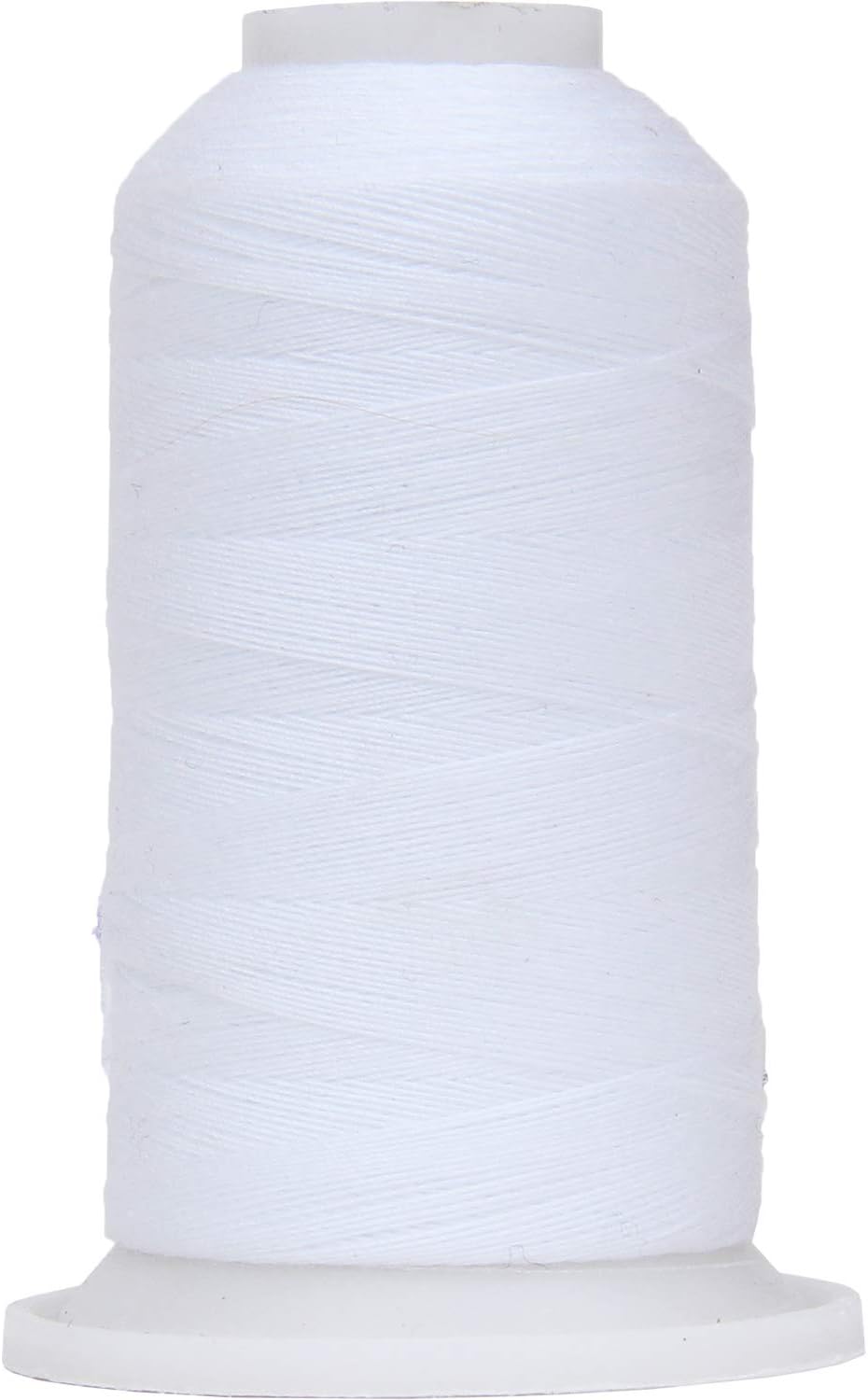 Threadart Polyester All-Purpose Sewing Thread - 600m - 50S/3 - White