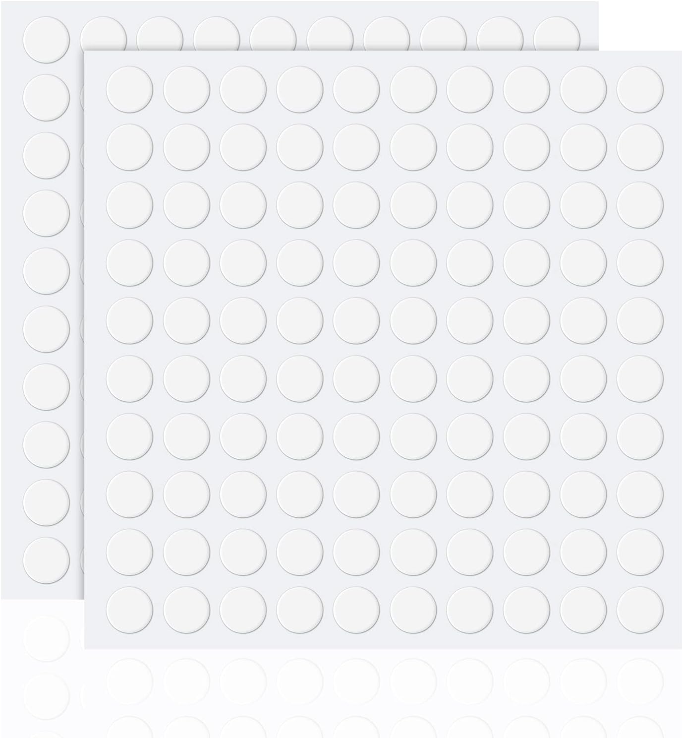 Zonon 200 Pcs Double Sided Adhesive Dots Clear Glue Point Tape Stickers Balloon Glue Round Mini No Traces Adhesive Sticker Dot Sticker for Classroom Decor Craft DIY Office (0.79 Inch/ 20 mm)
