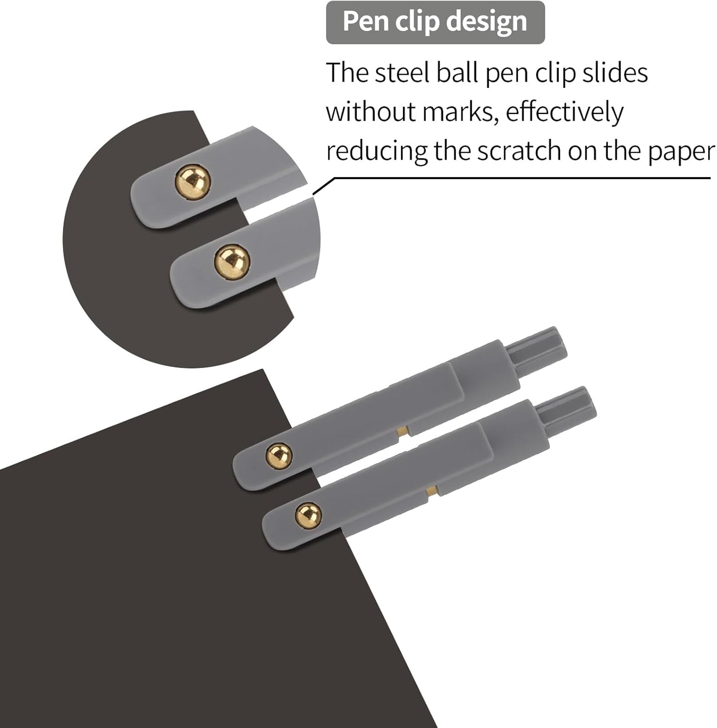 Ddaowanx Gel Pens, 12 Pcs 0.5mm Quick Dry Black Ink Pens Fine Point Smooth Writing Pens, Cute Office School Supplies Gifts for Women (12 Pcs Morandi-Black Ink)