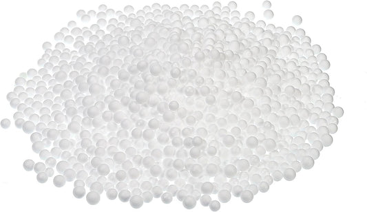 MECCANIXITY Foam Beads Foam Balls 7-9mm for Wedding and Party Decorations, Tiny Packing Balls, Arts DIY Crafts Supplies (White,1 Pack Approx 3000pcs)