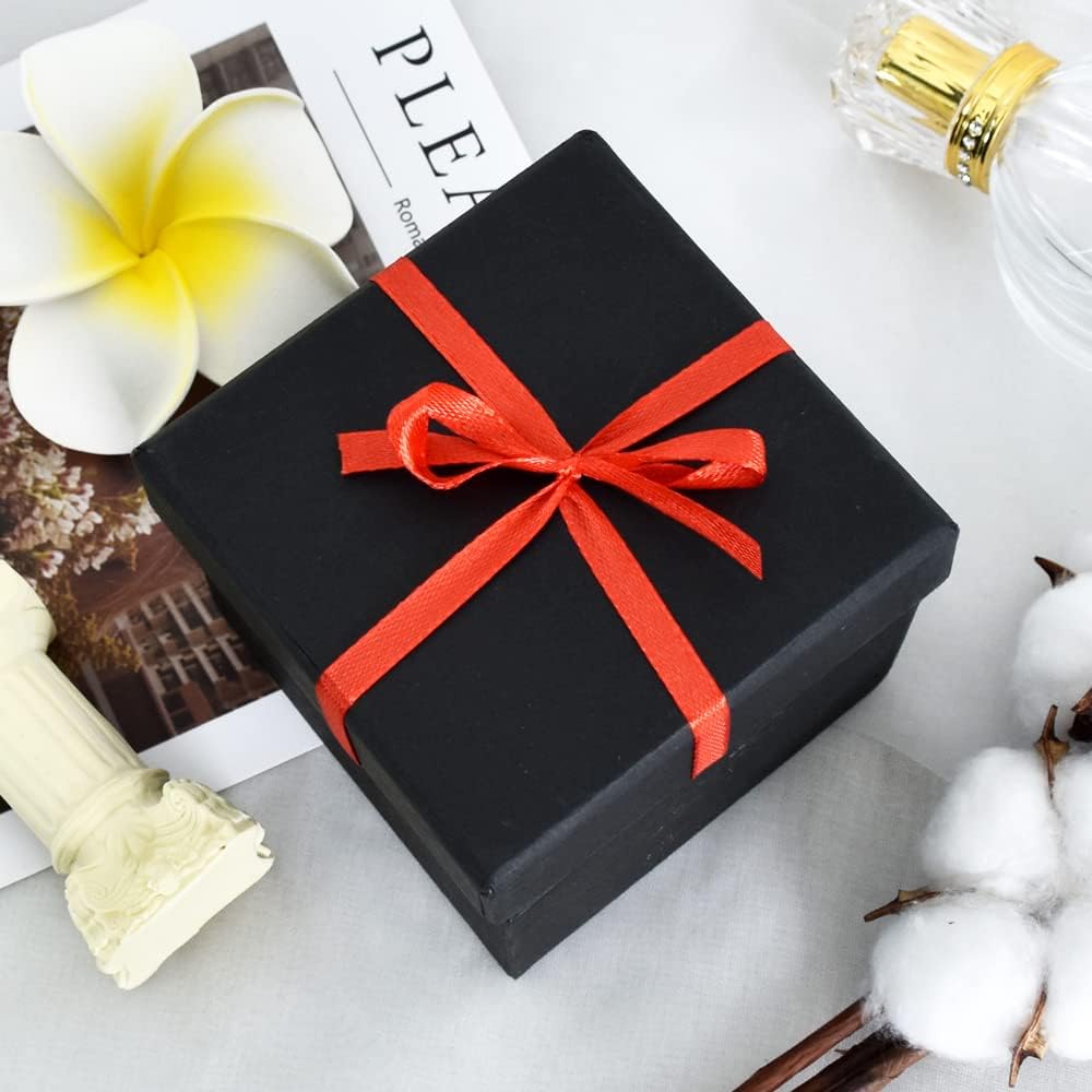 TONIFUL 1/4 Inch x 100yds Red Satin Ribbon, Thin Solid Color Satin Ribbon for Gift Wrapping, Crafts, Hair Bows Making, Wedding Party Decoration, Invitation Cards, Floral Bouquets,Christmas