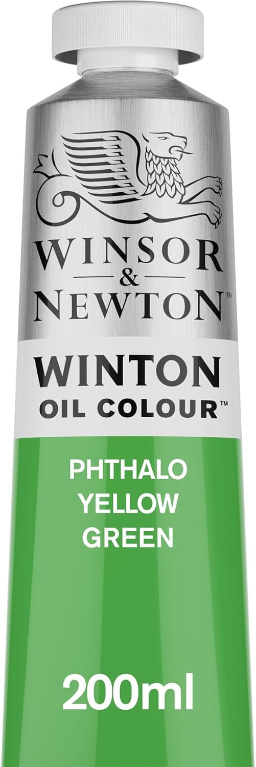 Winsor & Newton Winton Oil Color, 200ml (6.75-oz) Tube, Phthalo Yellow Green