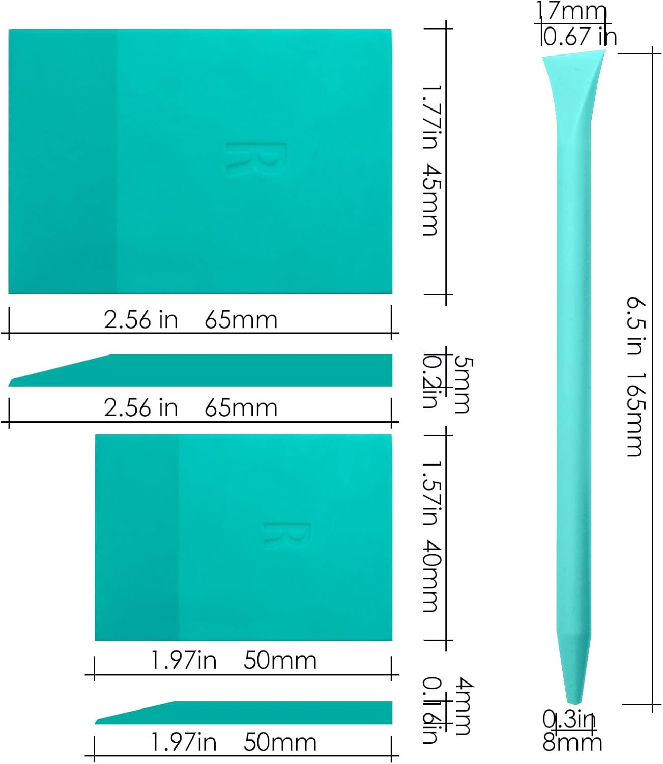 6PCS Chalk Paste with 3 Mini Squeegee, Screen Printing Ink, Chalk Paste for Stencils, Reusable Self-Adhesive Stencil Paste Starter Kit, Handmade DIY Home