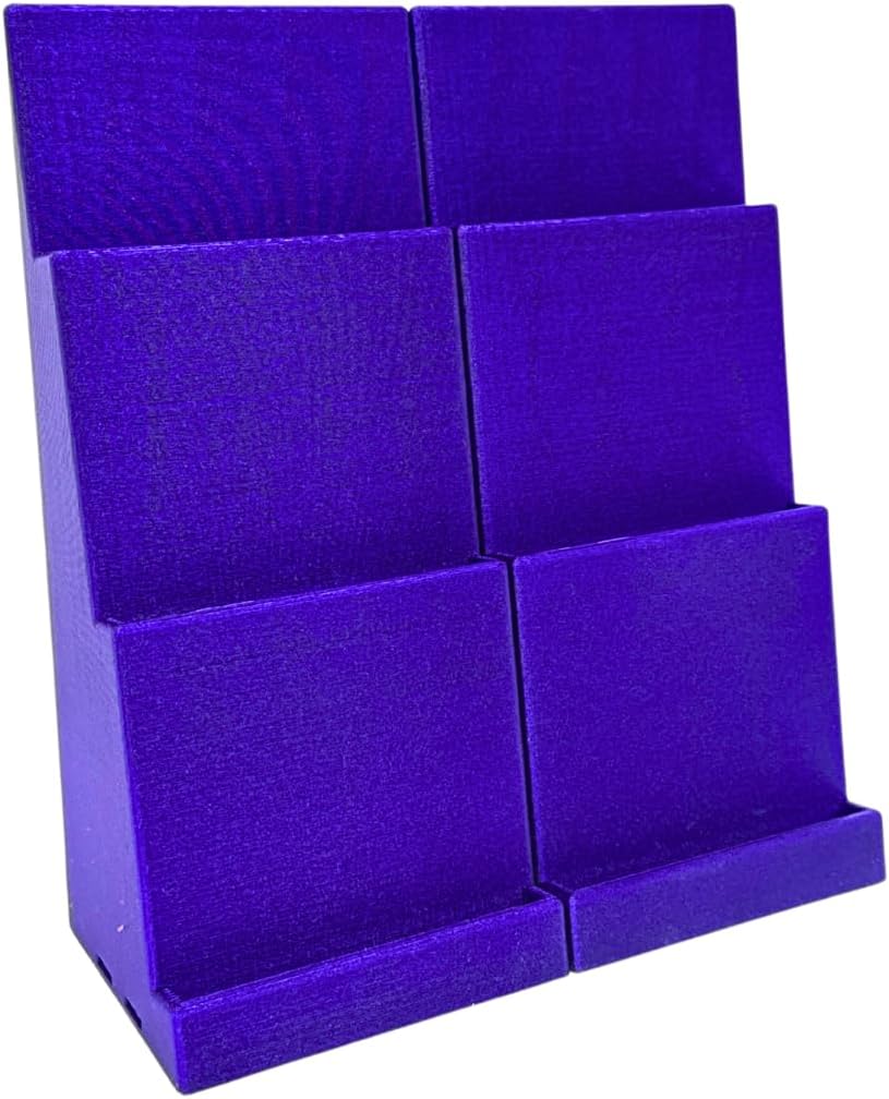 Magnetic Card Holder Stadium Displays - Galaxy Purple (2 Pack), Compatible with Ultra Pro Protectors - Trading Card Holder - Card Stand - Sports Card Display