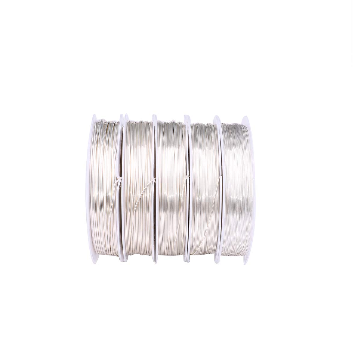 Silver Copper Wire 0.3mm Bead Cord for Bracelet Necklace Charm Beading Jewelry Making 54yard