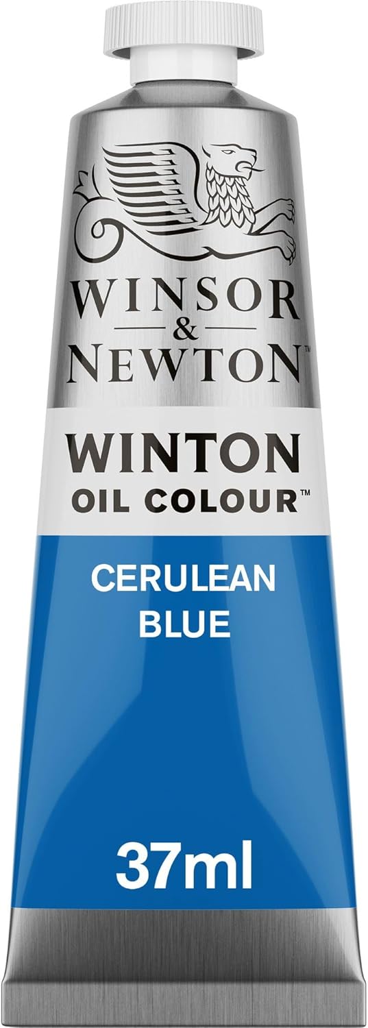 Winsor & Newton Winton Oil Color, 37ml (1.25-oz) Tube, Cerulean Blue