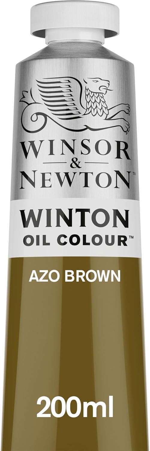 Winsor & Newton Winton Oil Color, 200ml (6.75-oz) Tube, Azo Brown