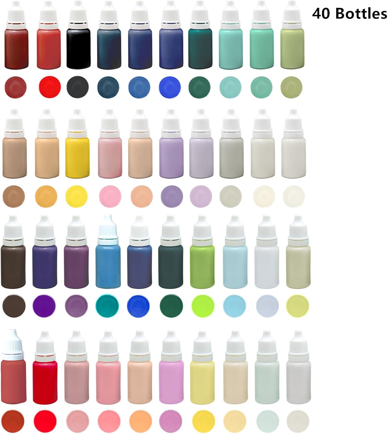 JAJADO 54 Pcs Water Marbling Paint Kit, Water Paint Marbling Ink & Turkish Marble Pattern Acrylic Pouring Floating Paint Art & Crafts Gifts for Christmas, Halloween, Birthday