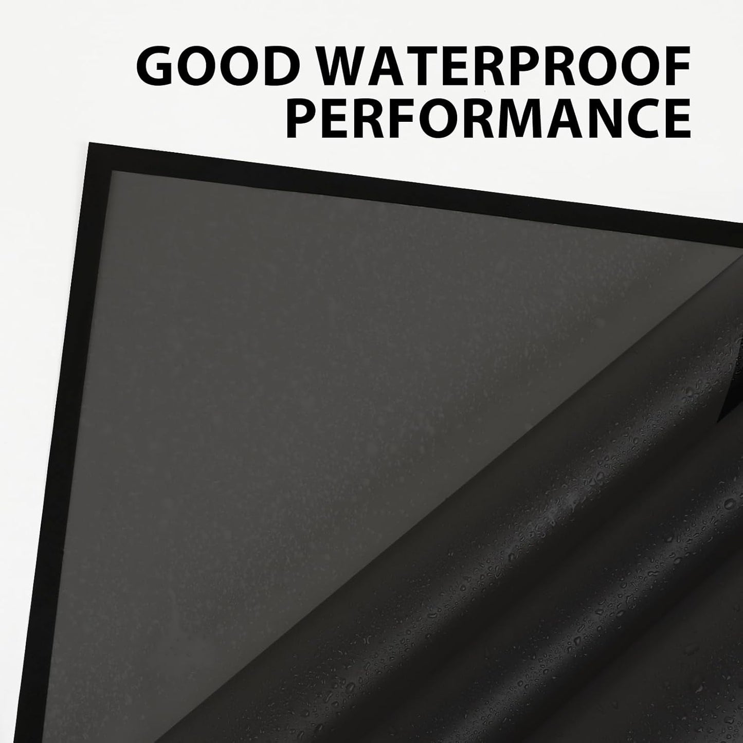 FUHITIM 20 Sheets Flower Wrapping Paper - Waterproof Black Floral Wrapping Paper for DIY Crafts, Florist Supplies Packaging for Wedding Valentine's Day Birthday Gift