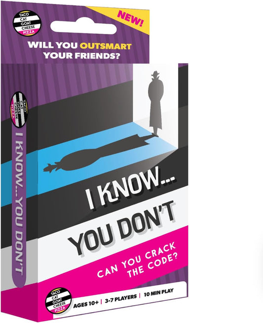 I know... You Don't Strategic Card Game for Family Game Night by Taco Cat Goat Cheese Pizza | Easy to Learn | Fast 10 Minute Rounds | Fun for Kids, Teens, and Adults | 3 - 7 Players