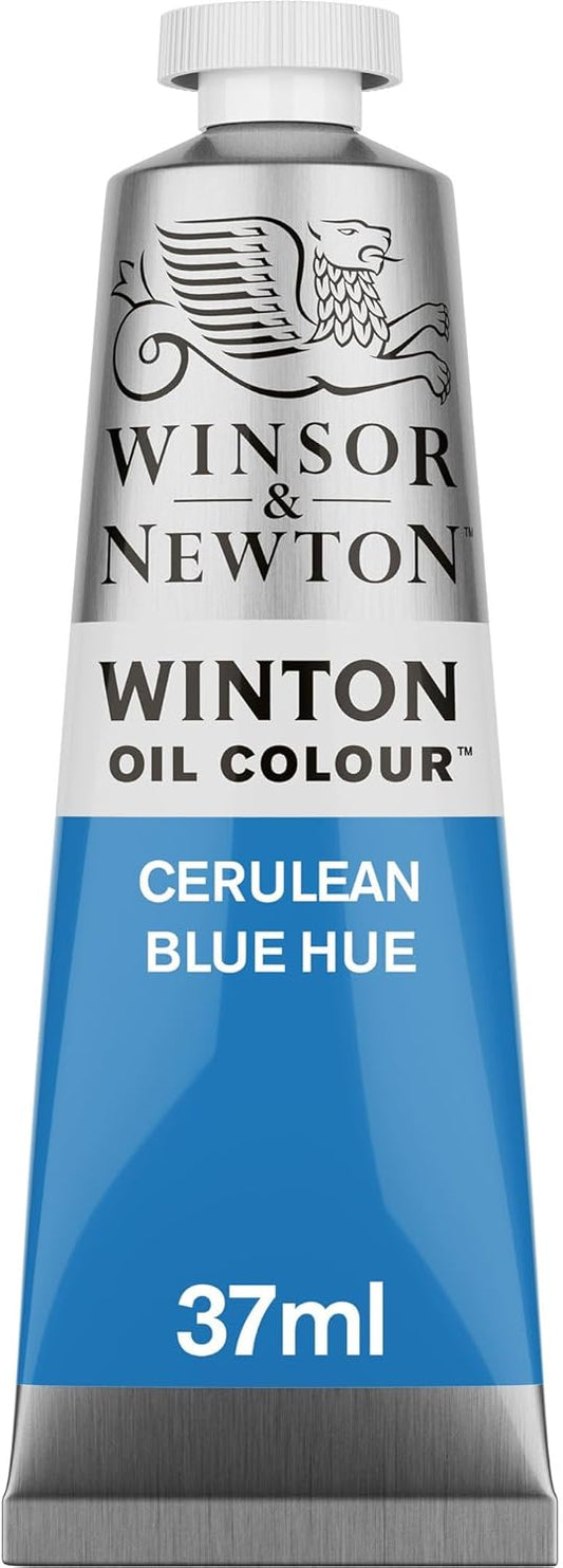 Winsor & Newton Winton Oil Color, 37ml (1.25-oz) Tube, Cerulean Blue Hue