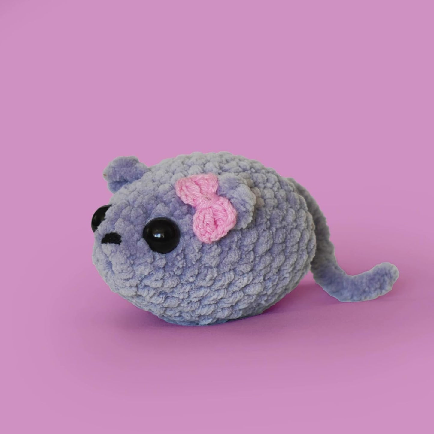 The Gookie Amigurumi Crochet Kit for Beginners – DIY Crochet Kit with Yarn, Hook, Eyes & Stuffing – Easy Starter Set with Video Tutorials – Cute Plush Toy Craft Gift for Kids, Teens & Adults (Hamster)