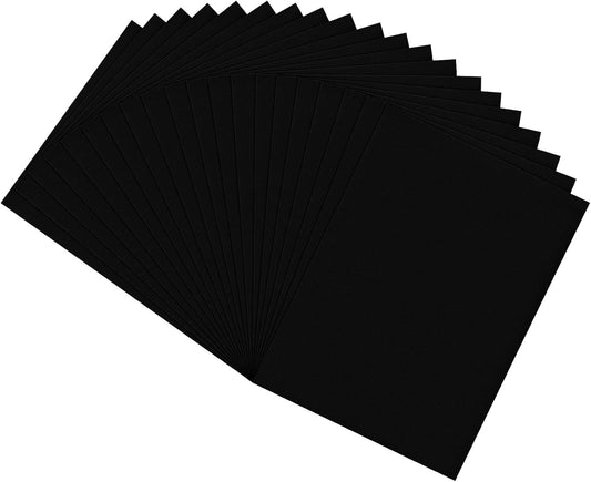 20 PCS EVA Foam Sheets DIY Handcraft Materials 1mm Thick 15.7 x 11.8 Inches Black EVA Foam Papers for Arts and Crafts