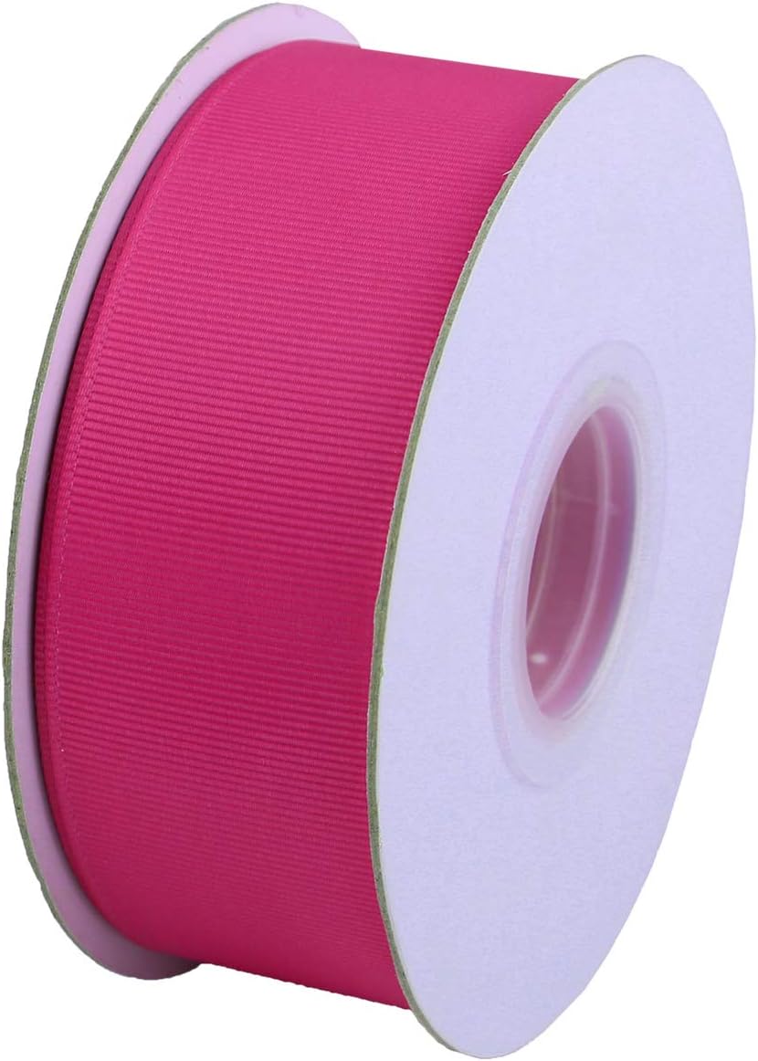 ITIsparkle 11/2" Inch Grosgrain Ribbon 25 Yards-Roll Set For Gift Wrapping Cake Decoration Party Favor Hair Braids Hair Bow Baby Shower Decoration Floral Arrangement Craft Supplies, Garden Rose Ribbon