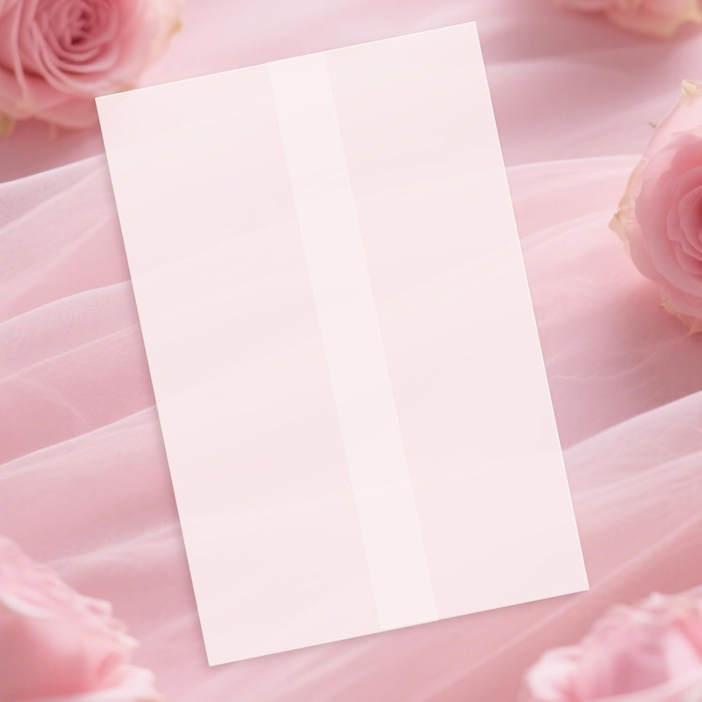 60 Pack Pre-Folded Vellum Jackets for 4x6 Invitations, Translucent Vellum Paper 4x6 Jackets, 100GSM Wedding Invitations Wraps, Envelope Liners for Birthdays, Baby Showers