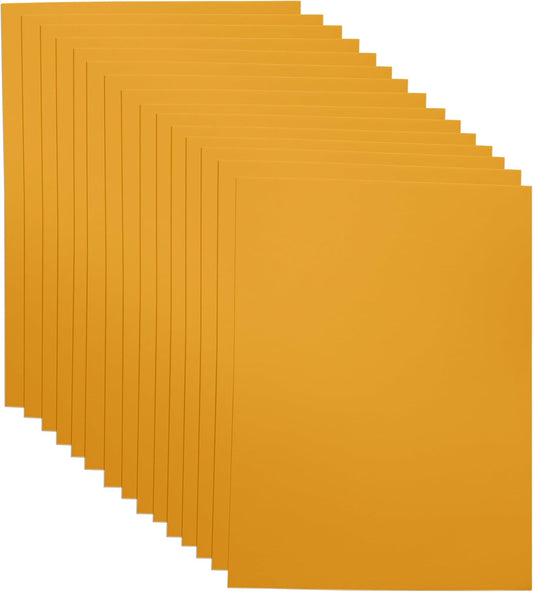 Mustard EVA Foam Sheets for Crafts, 9 x 12 Inch, 2mm Thickness – Ideal for DIY Arts and Crafts, Foam Paper for Kids, Cosplay and Costumes - 15 Pack