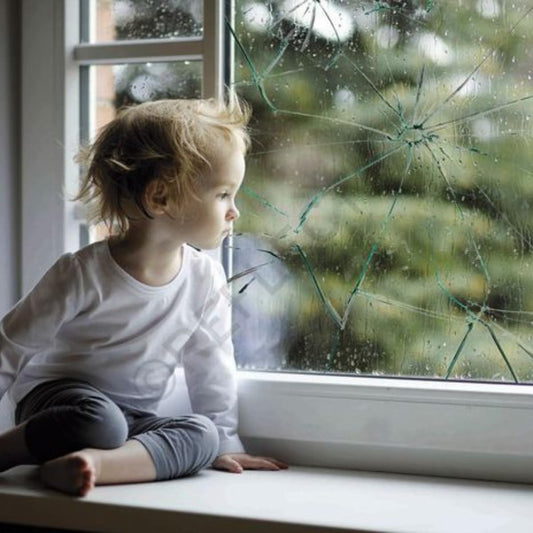 UV 99% Security and Safety 4 Mil Clear Window Film Shatterproof Anti Shatter Tempered Glass Film for Home and Office Windows (Clear, 36 in x 15 FT)