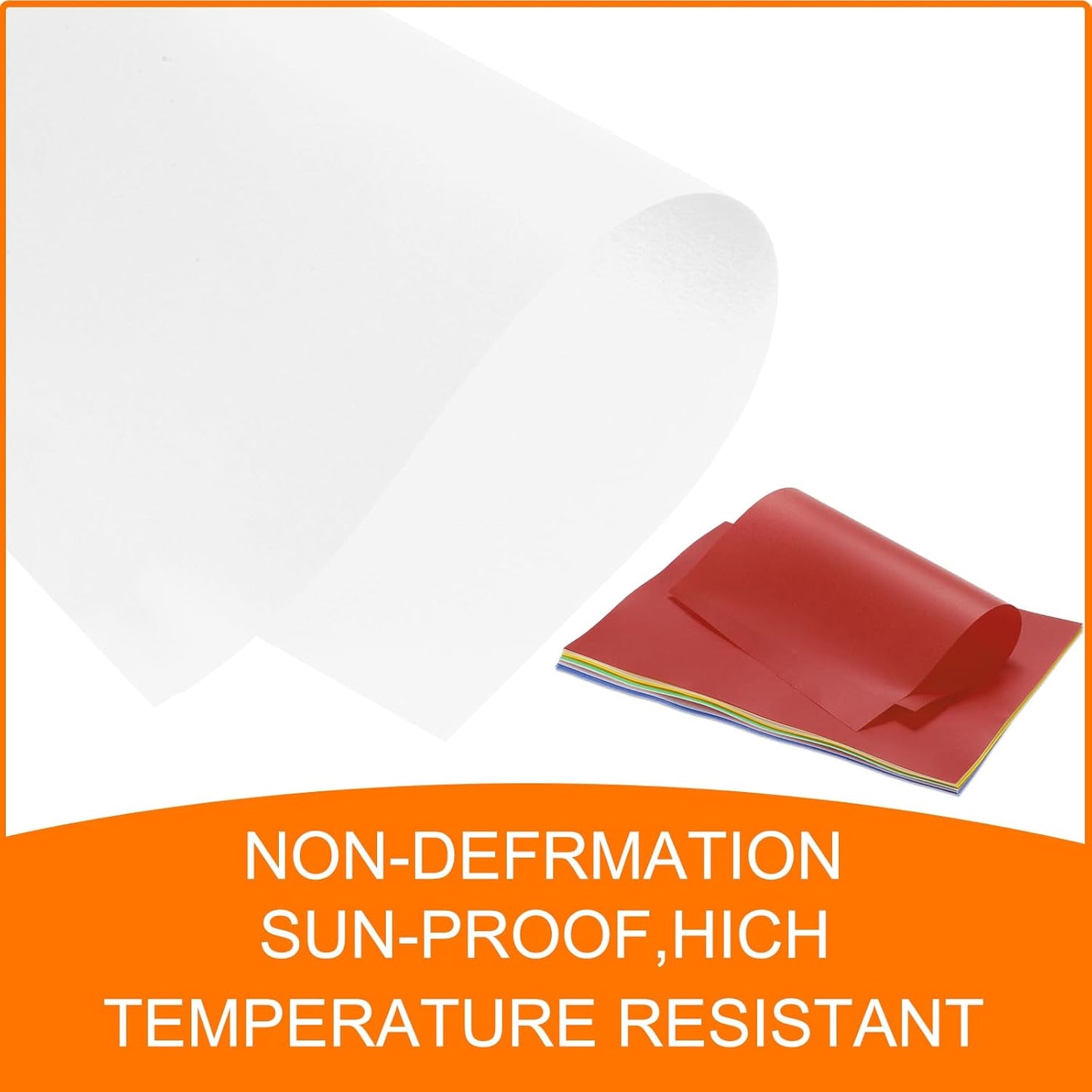 MECCANIXITY Colored Vellum Paper, 40 Sheet White Transparency 8.5 x 11 Printable Vellum Paper, Translucent Vellum Sheets for Printing Wedding Invitations Ink Jet Laser Printer