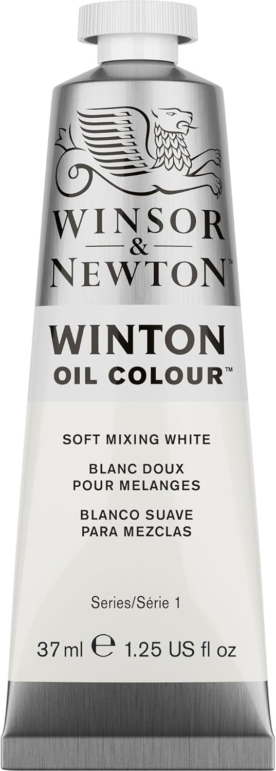 Winsor & Newton Winton Oil Color, 37ml (1.25-oz) Tube, Soft Mixing White