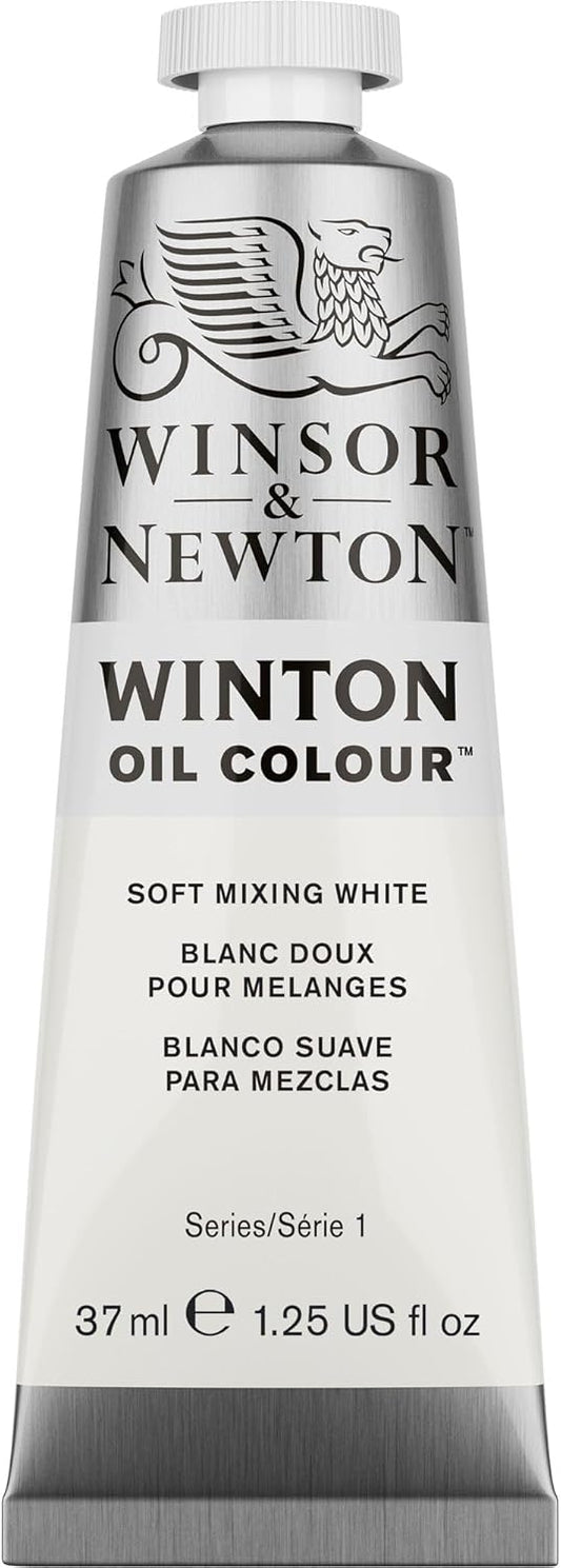 Winsor & Newton Winton Oil Color, 37ml (1.25-oz) Tube, Soft Mixing White