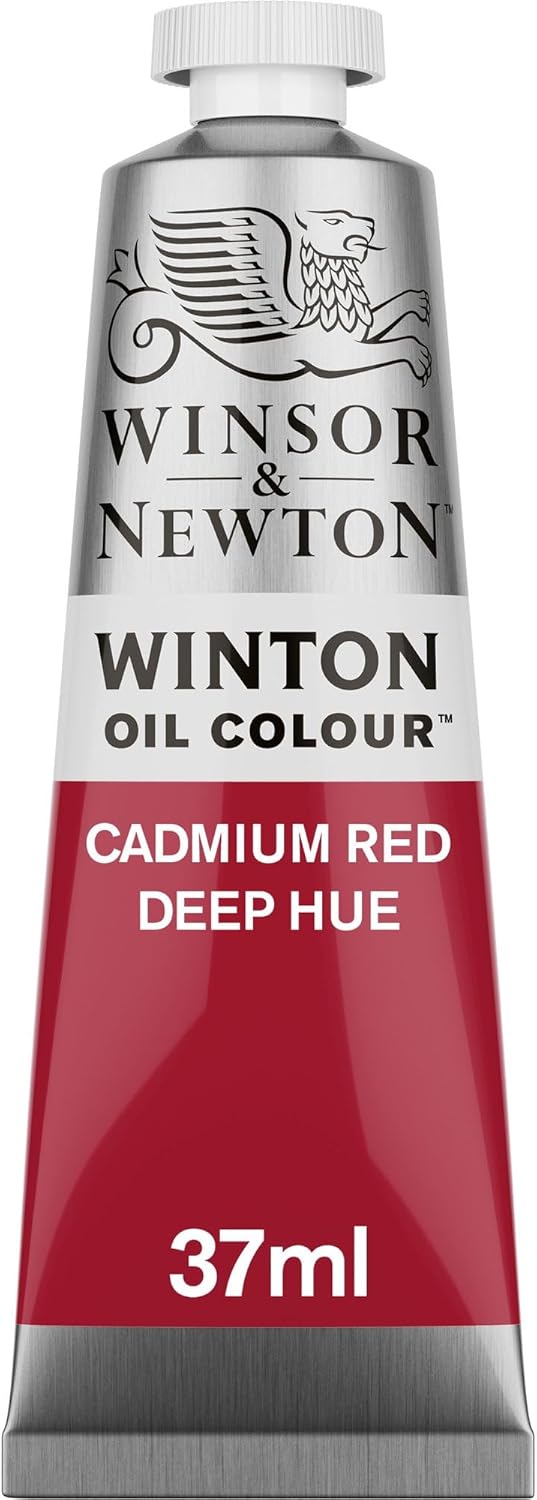 Winsor & Newton Winton Oil Color, 37ml (1.25-oz) Tube, Cadmium Red Deep Hue
