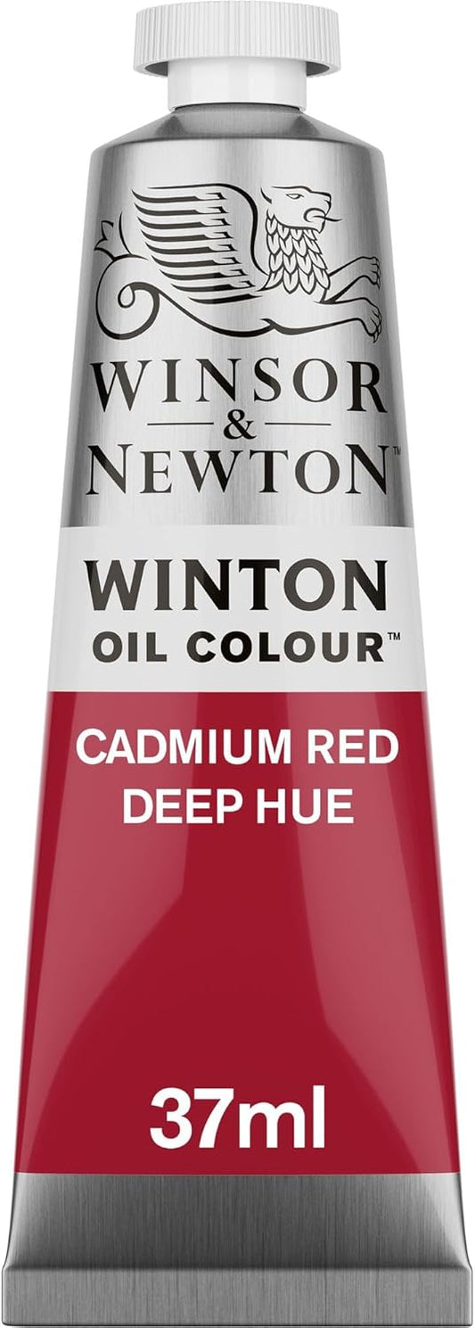 Winsor & Newton Winton Oil Color, 37ml (1.25-oz) Tube, Cadmium Red Deep Hue