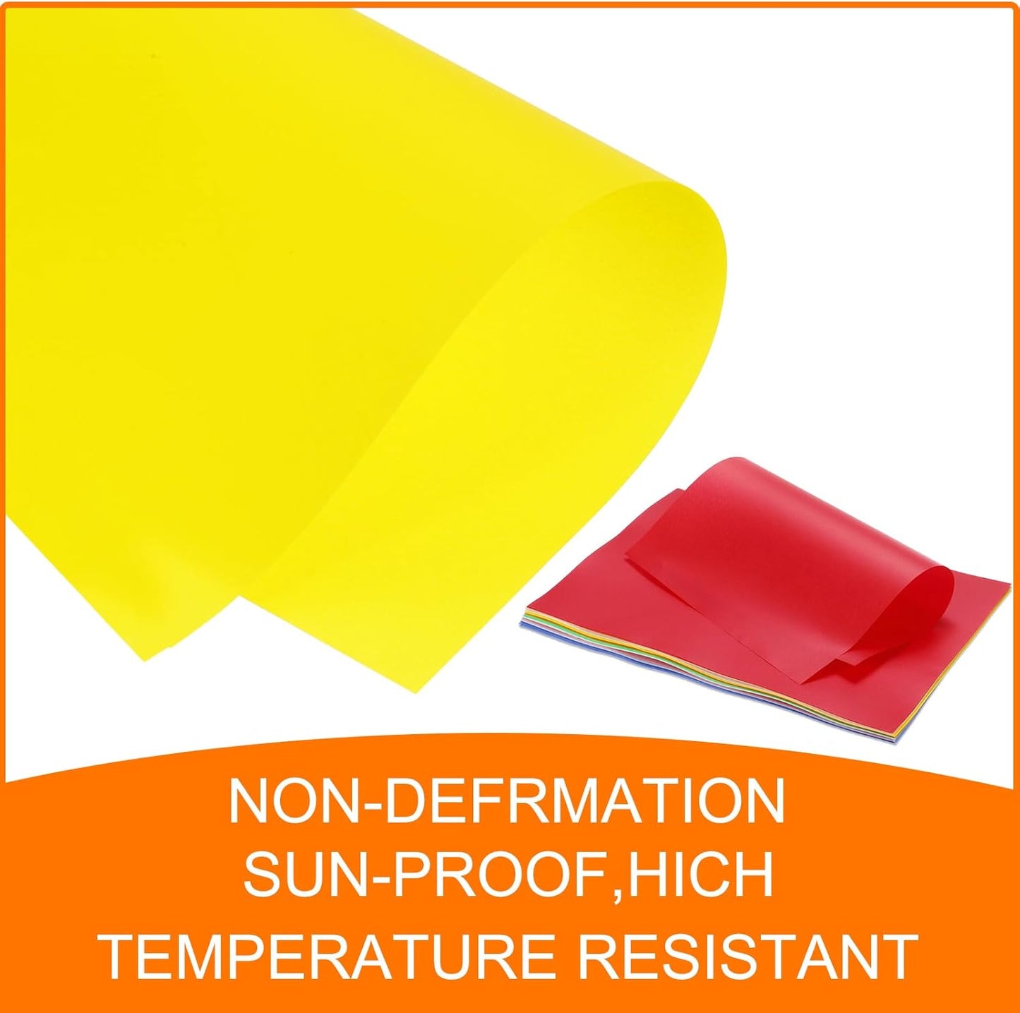 MECCANIXITY Colored Vellum Paper, 40 Sheet Lemon Yellow Transparency 8.3" x 5.9" Printable Vellum Paper, Translucent Vellum Sheets for Printing Wedding Invitations Ink Jet Laser Printer