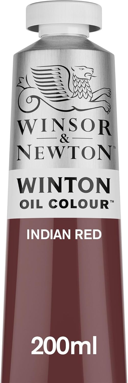 Winsor & Newton Winton Oil Color, 200ml (6.75-oz) Tube, Indian Red