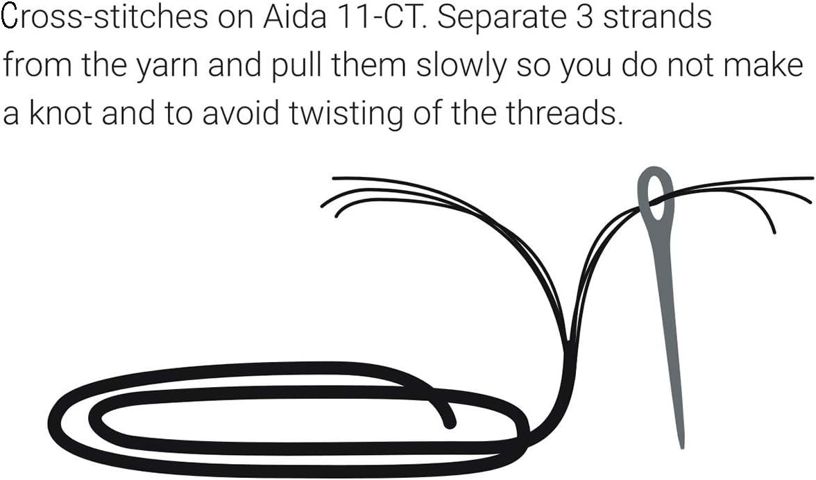 CROSSDECOR Cross Stitch Stamped Kits 11CT 14X16 inch Pre-Printed Cross-Stitching Starter Patterns for Beginner Kids or Adults, Embroidery Needlepoint Kits Christmas Deer