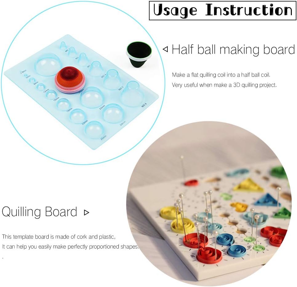 IMISNO Paper Quilling Kit - Quilling Tools and Supplies, Paper Strips