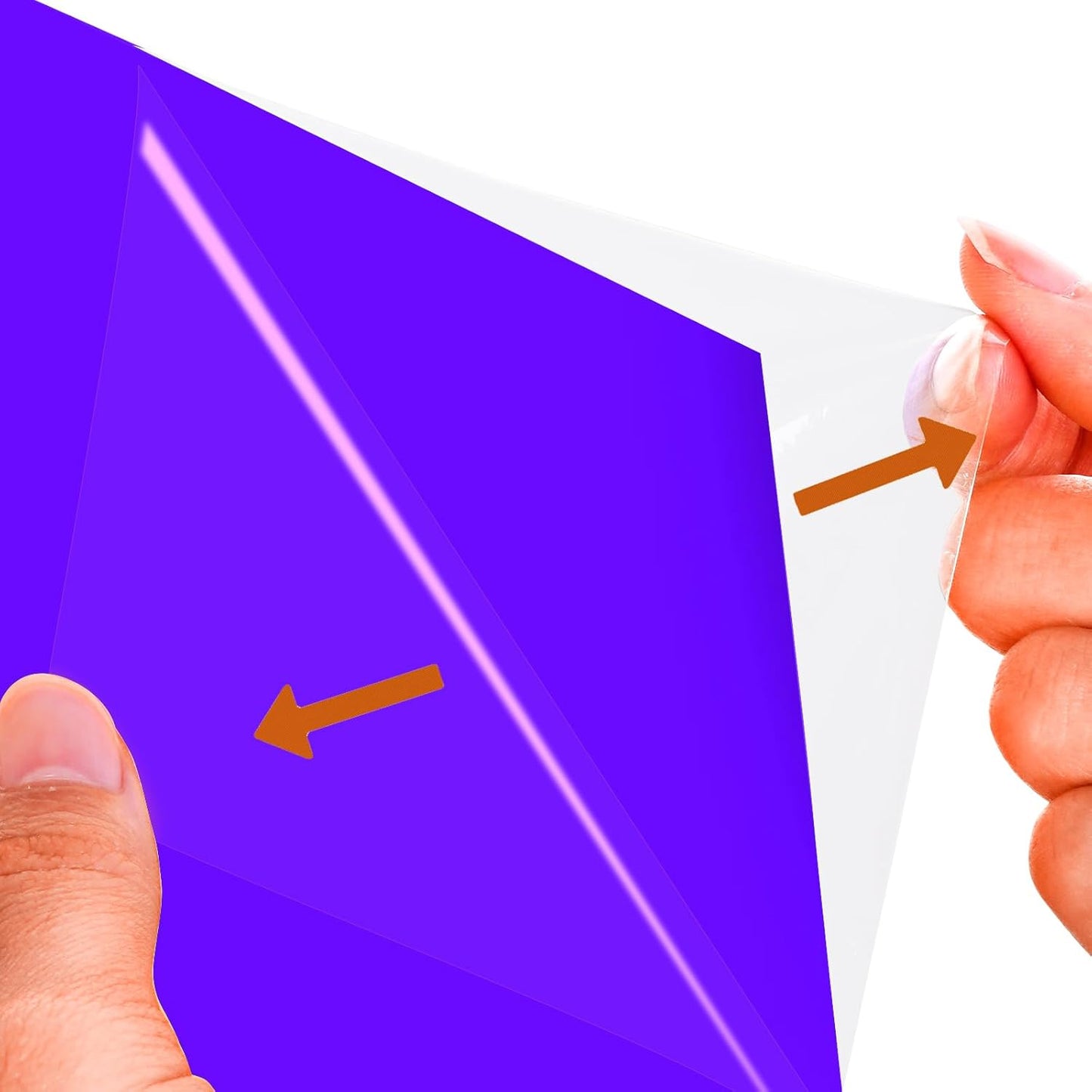 Lystaii 9pcs Halloween Lighting Gel Filter 11.8 x 11.8 Inches Gel Light Filter Color Correction Overlays Transparent Color Filters Film Plastic Sheets for Video Photo Stage Studio (Orange Purple)