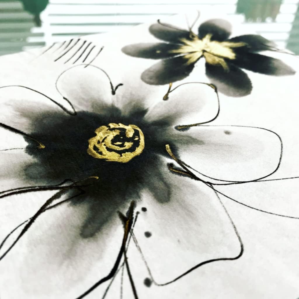 Yasutomo Hosho Paper Pad, 9 X 12 inches, 18 lb. 48 Sheets with Deckle Edges, Off-White (6H)