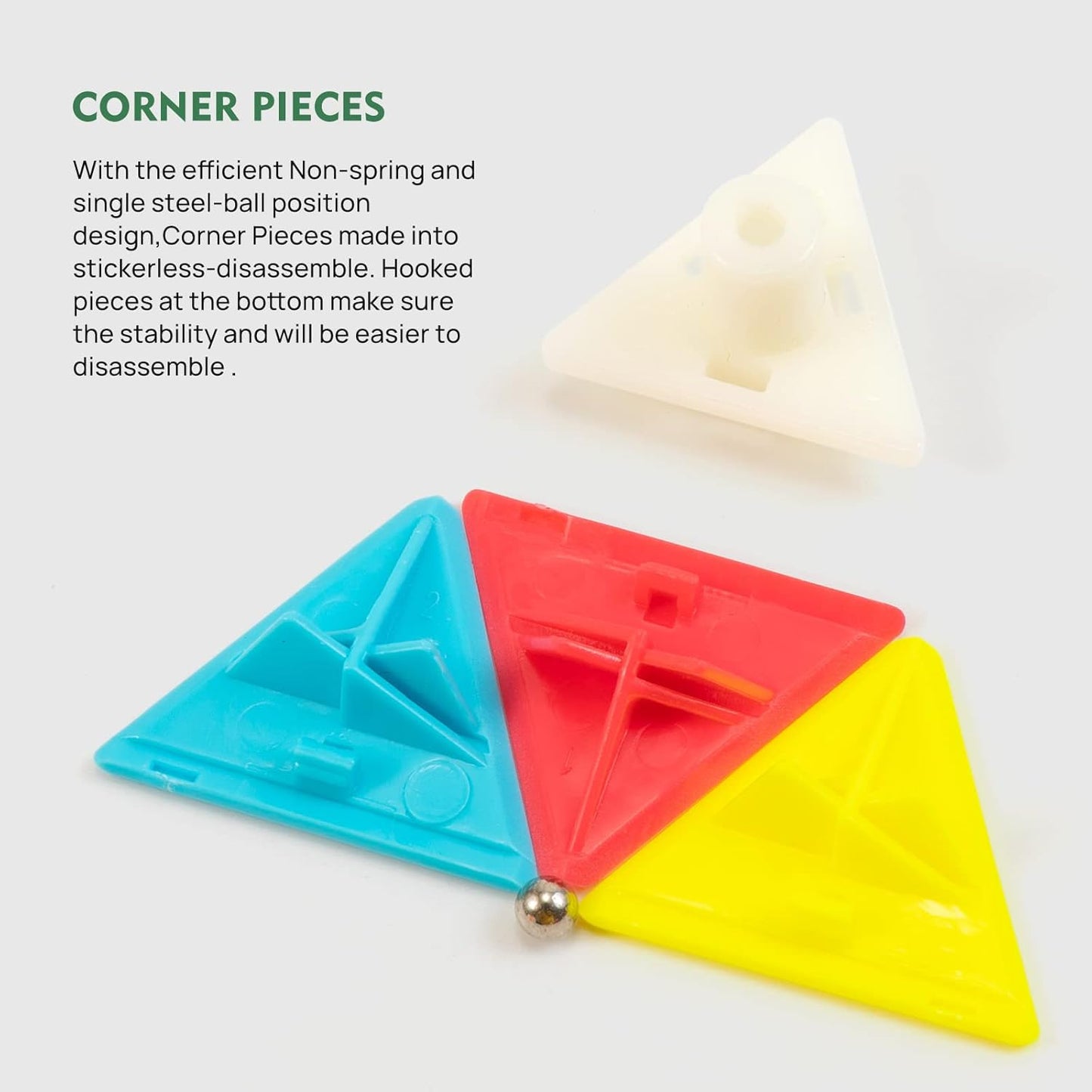 Stickerless Pyraminx Speed Cube – Smooth Turning Magic Pyramid Puzzle for Kids & Adults