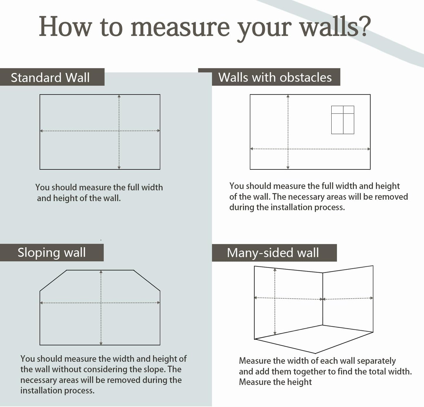 AFZEVEB-Foggy Dark Forest Wallpaper Landscape Tree Wall murals for Bedroom 136"x96"(Not Peel and Stick)