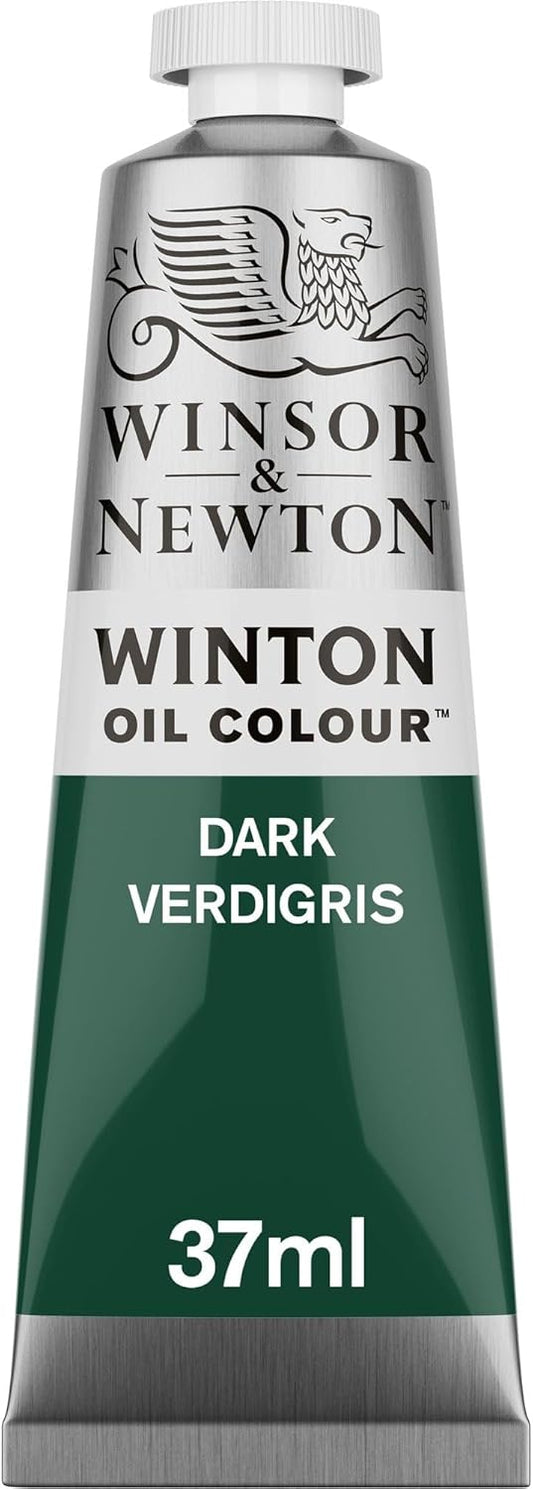 Winsor & Newton Winton Oil Color, 37ml (1.25-oz) Tube, Dark Verdigris