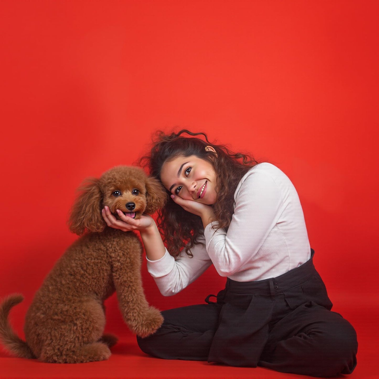 Kate Seamless Paper Backdrop Red Seamless Backdrop Paper Rolls (106.8''x32.8' Scarlet)