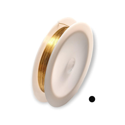 22 Gauge, Jeweler's Brass Wire, Red Brass (Round) Dead Soft CDA #230 Alloy Jewelry Grade - 1 Ounce (30FT) by CRAFT WIRE