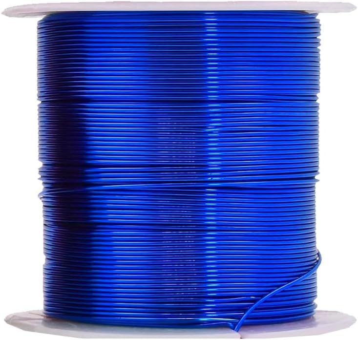 Mandala Crafts 22 Gauge Anodized Aluminum Craft Wire for Jewelry Making - 400 FT Colored Flexible Rainbow Wire - Bendable for Bonsai Armature Crafting Sculpting
