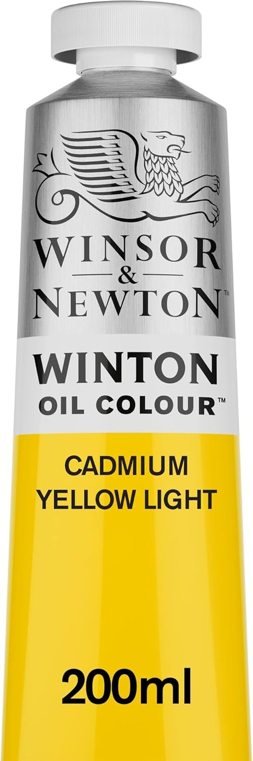 Winsor & Newton Winton Oil Color, 200ml (6.75-oz) Tube, Cadmium Yellow Light