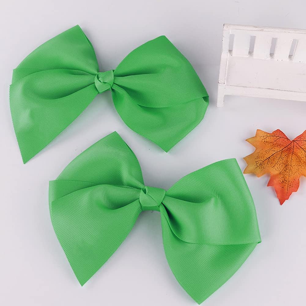 LIUYAXI 1/4" X 50 Yards Solid Green Grosgrain Ribbon, Perfect for Crafts, Wedding Decor, DIY Hair Accessories, Sewing, Gift Package Wrapping and More